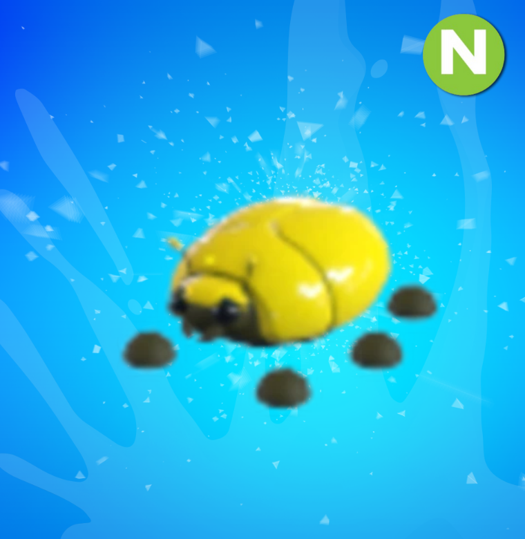 Neon Golden Scarab