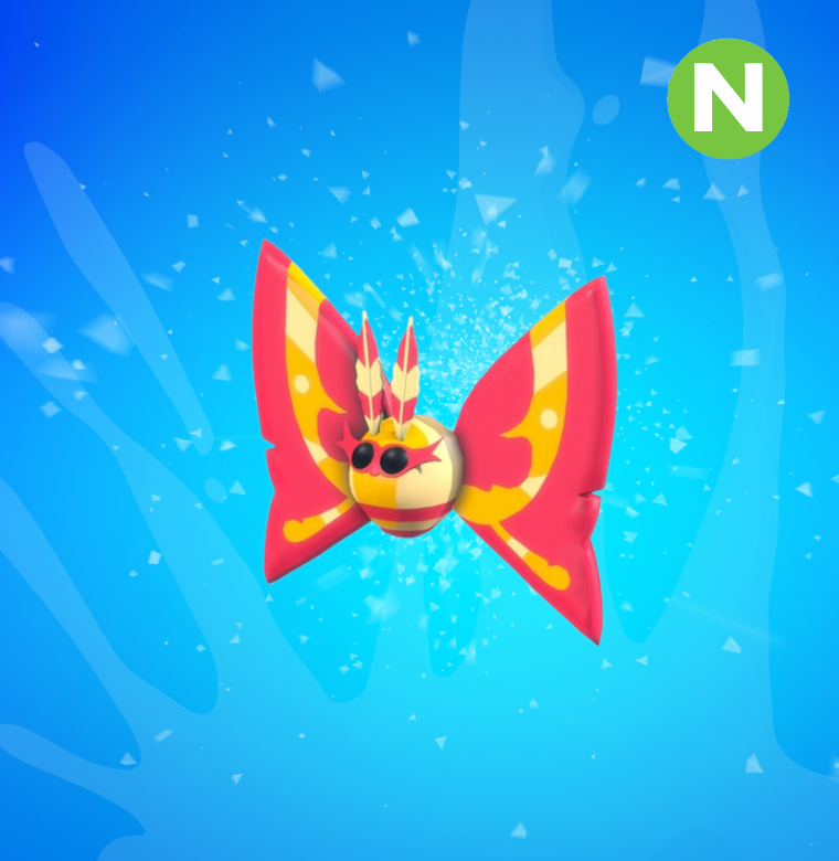 Neon Rosy Maple Moth