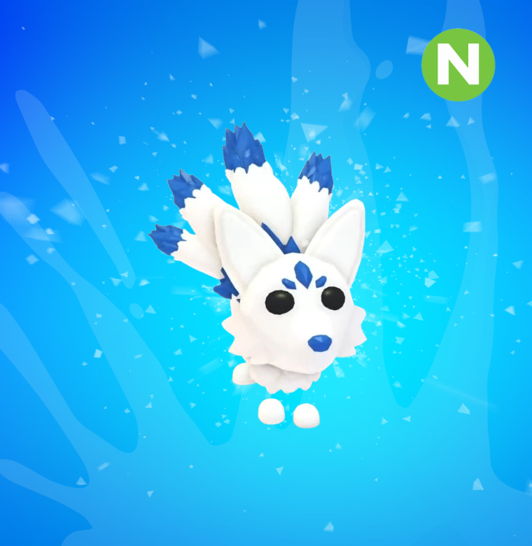 Neon Glacier Kitsune